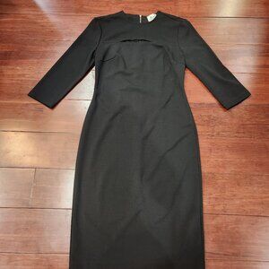 Black Keyhole Cocktail Dress